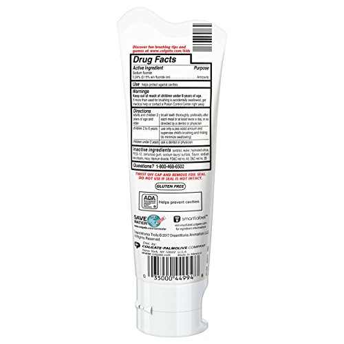 Colgate Kids Toothpaste with Anticavity Fluoride, Cavity and Enamel Protectio...