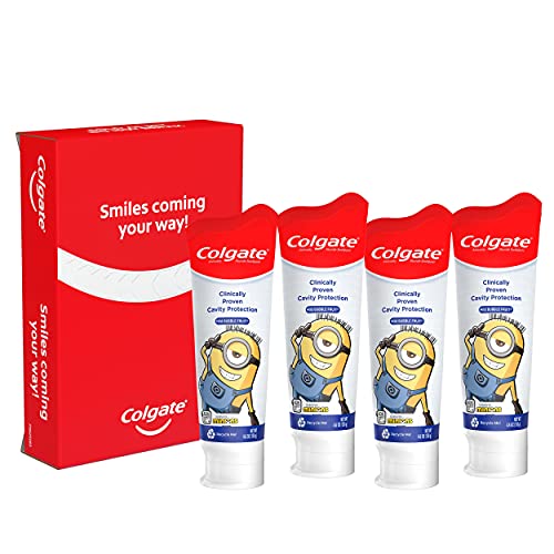 Colgate Kids Toothpaste with Anticavity Fluoride Featuring Minions, ADA-Accep...