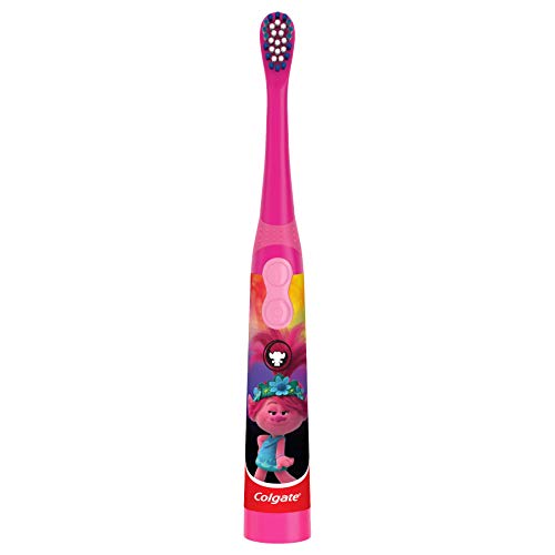 Colgate, Kids Trolls Extra Soft Bristles, 1 Battery Powered Toothbrush, 1 Count