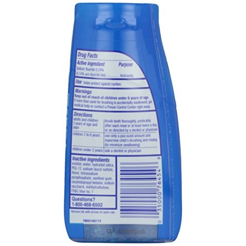 Colgate Max Fresh Liquid Toothpaste with Mini Breath Strips, Cool Mint, 4.6 oz