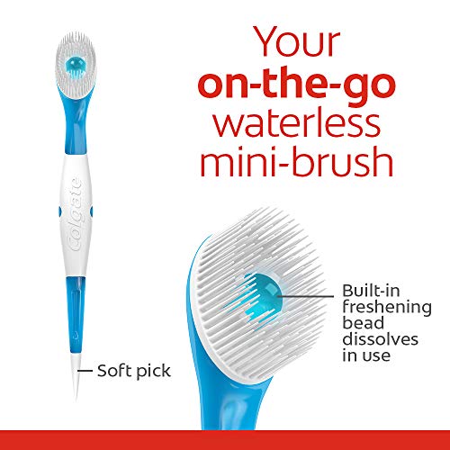 Colgate Max Fresh Wisp Disposable Mini Travel Toothbrushes, Peppermint - 24 C...