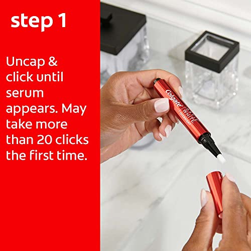 Colgate Optic White Overnight Teeth Whitening Pen, Teeth Stain Remover to Whi...