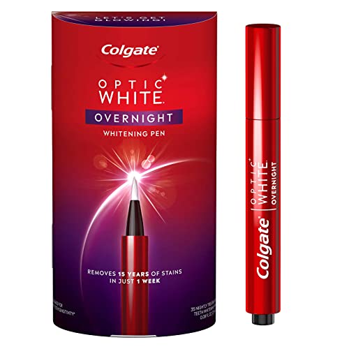 Colgate Optic White Overnight Teeth Whitening Pen, Teeth Stain Remover to Whi...