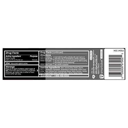 Colgate Optic White with Charcoal Teeth Whitening Toothpaste, Cool Mint, 4.2 ...