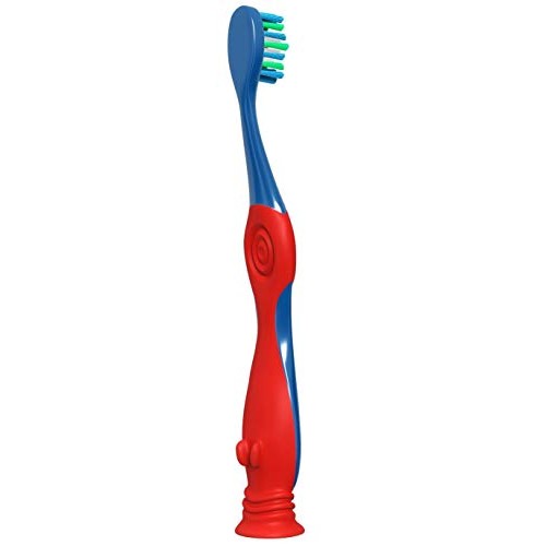 Colgate PJ Masks Toothbrush for Toddlers & Little Children with Suction Cup, ...