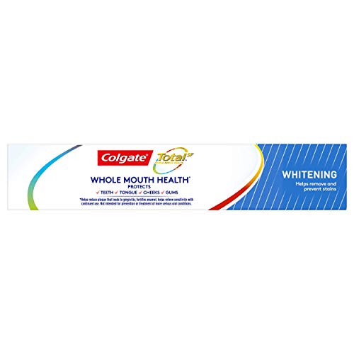 Colgate Total Whitening Toothpaste with Stannous Fluoride and Zinc, Sensitivi...