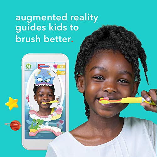 Hum by Colgate Smart Manual Kids Toothbrush Set for Ages 5+, Gaming Experienc...