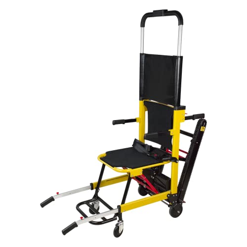 Electric Foldable Chair 4 Wheel Transport Safety and Stability Stair Assist