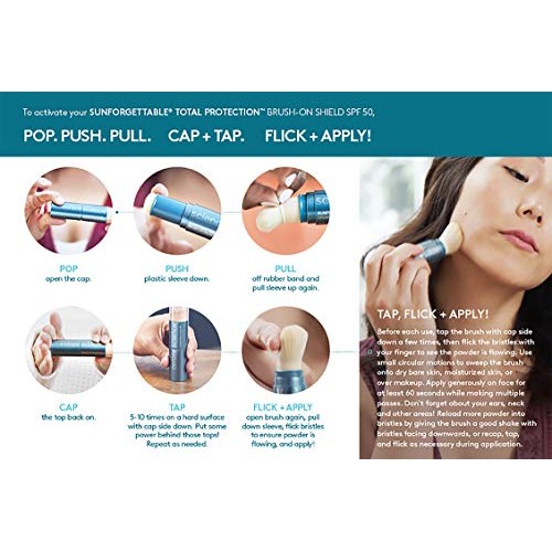 Colorescience Brush-On Sunscreen Mineral Powder for Sensitive Skin, Medium