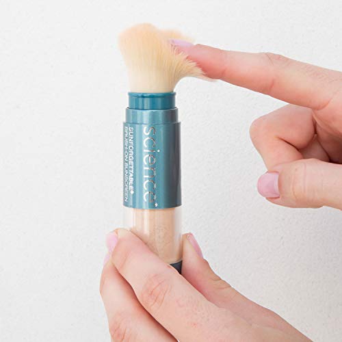 Colorescience Brush-On Sunscreen Mineral Powder for Sensitive Skin, Medium