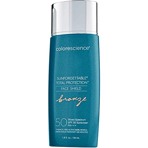 Colorescience Sunforgettable Total Protection Face Shield Bronze SPF 50, 1.8 ...