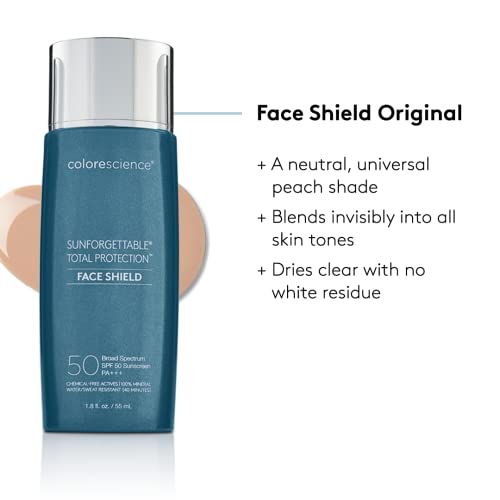 Colorescience Total Protection Face Shield SPF 50, 1.8 Fl Oz