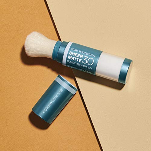 Colorescience Total Protection Sheer Matte SPF 30 Sunscreen Brush For Oily an...
