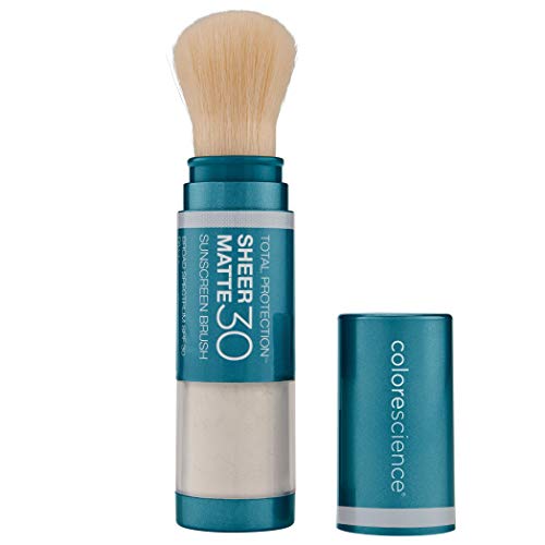 Colorescience Total Protection Sheer Matte SPF 30 Sunscreen Brush For Oily an...