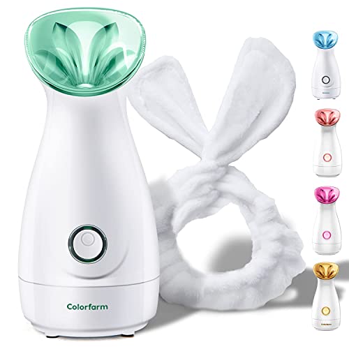 Facial Steamer Nano Ionic Hot Mist Face Steamer Home Sauna SPA Face Humidifie...