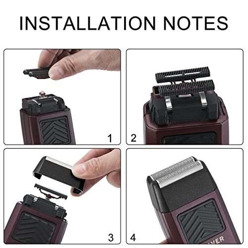 Professional Finale Shaver Super Silver Foil and Cutter Bar Assembly Replacem...