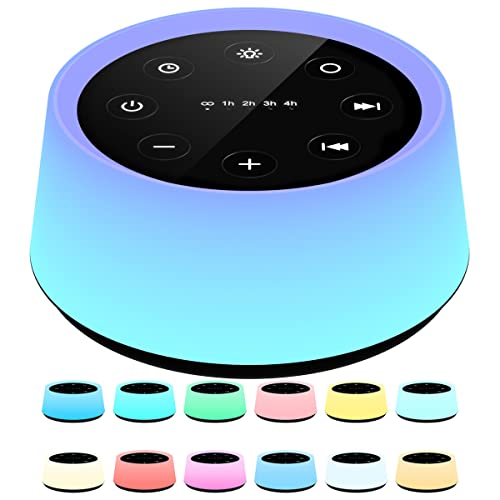 ColorsNoise Sound Machine and White Noise Machine with 30 Soothing Sounds wit...