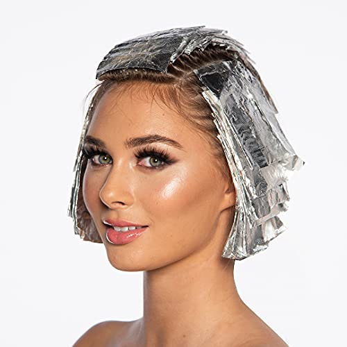 Colortrak Embossed Sheets Silver Aluminum Foil Pop-up Dispenser, 500 Pre-cut ...