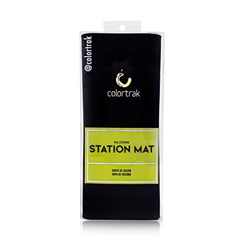 Colortrak Heat-Resistant Styling Station Mat, Silicone Mat Prevents Work Surf...
