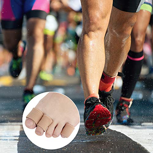 26 Pieces Toe Cushion Tube 0.98 Inches Toe Tubes Sleeves 3 Different Size Sof...