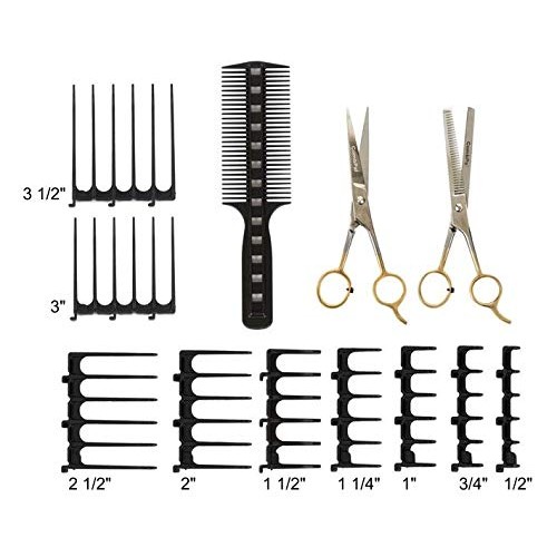 CombPal Scissor Clipper Over Comb Hair Cutting Tool - Barber Hair cutting kit...