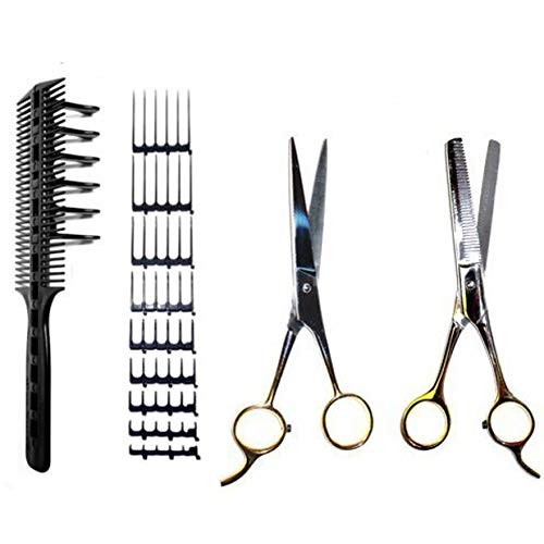 CombPal Scissor Clipper Over Comb Hair Cutting Tool - Barber Hair cutting kit...