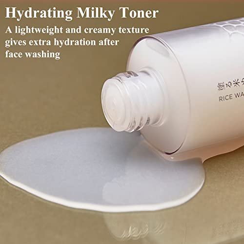 COMEITTO Rice Water 200ml 78% Pure Organic Rice bran Water Soothting Moisturi...