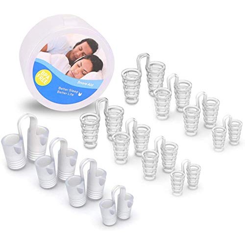 Comezy Anti Snoring Devices - 12 Stop Snoring Nose Vents for Travel & Home Sl...