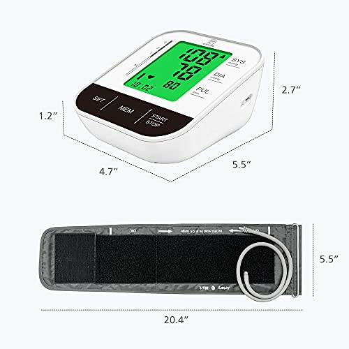 Comfier Arm Blood Pressure Monitor,Automatic Blood Pressure Cuff Machine,Accu...