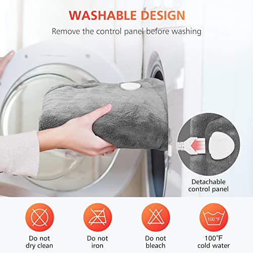 Comfier Large Heating Pad for Back Pain Relief,Soft Flannel Fast Heating Pads...