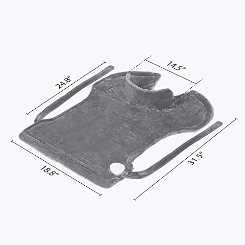 Comfier Large Heating Pad for Back Pain Relief,Soft Flannel Fast Heating Pads...