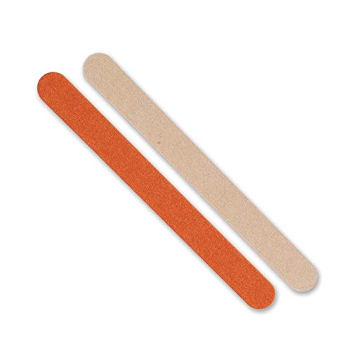 100 Pack of Disposable Nail Files Double Sided Emery Boards