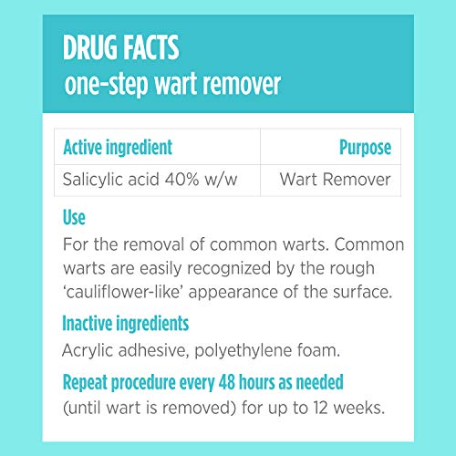 Comfort Zone One Step Wart Remover Strips, Maximum Strength Salicylic Acid Wa...