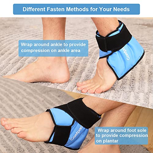 Comfpack Heel Ice Pack for Injuries Reusable, Hot Cold Therapy Ankle & Foot I...