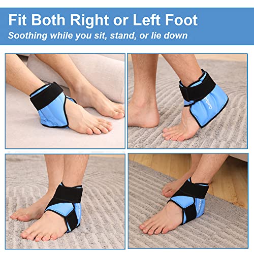 Comfpack Heel Ice Pack for Injuries Reusable, Hot Cold Therapy Ankle & Foot I...