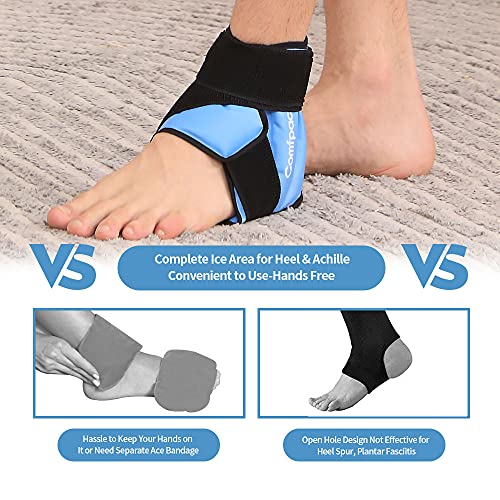 Comfpack Heel Ice Pack for Injuries Reusable, Hot Cold Therapy Ankle & Foot I...