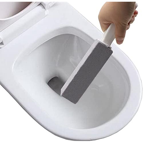 Comfun Pumice Stone for Cleaning Toilet Bowl with Handle, Pumice Stick for To...