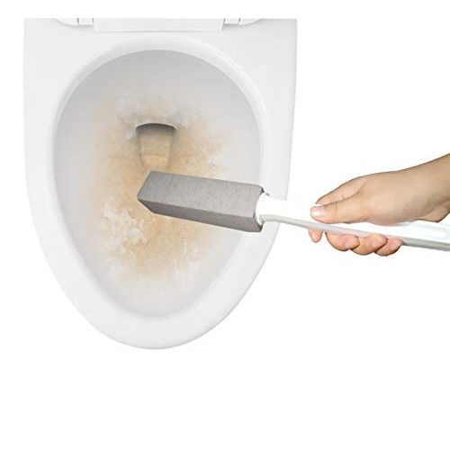 Comfun Pumice Stone for Toilet Cleaning with Extra Long Handle 2 Pack