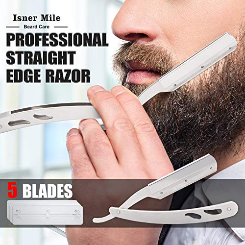 Isner Mile Beard Kit for Men, Grooming & Trimming Tool Complete Set with Sham...