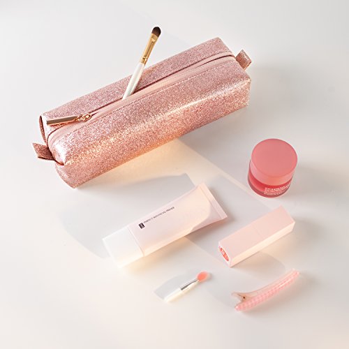 Comfyable Small Cosmetic Bag for Purse Pencil Case Rectangular Makeup Bag Wat...