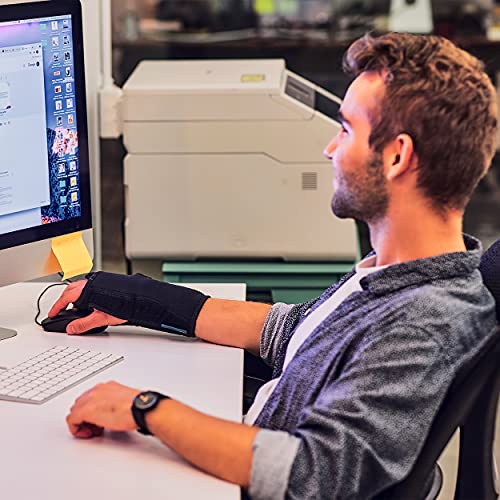 Night Wrist Sleep Support Brace - Fits Both Hands - Cushioned to Help With Ca...