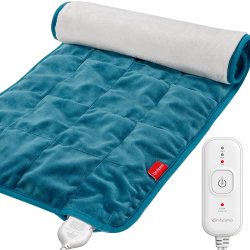 Comfytemp Full Weighted Heating Pad, Electric Heating Pad for Back Pain Relie...