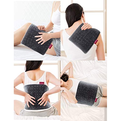 Comfytemp Heating Pad for Cramps, Upgraded Large Electric Heat Pad with 9 Hea...
