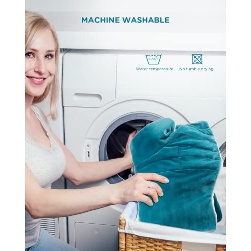 Comfytemp Weighted Heating Pad for Back Pain Relief, 22"x33" XXL Large Electr...