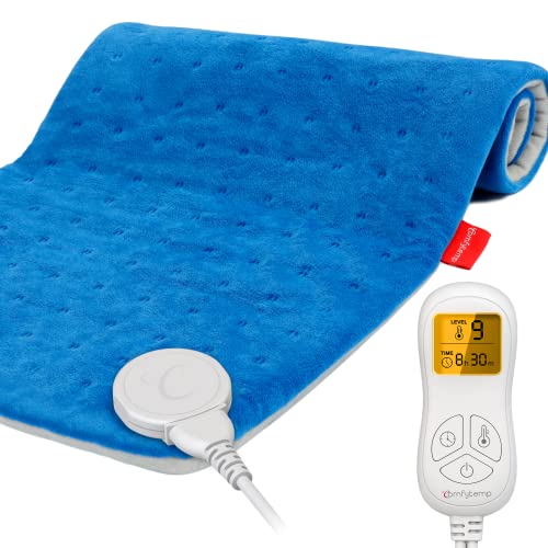 Heating Pad, Comfytemp Electric Heating Pad for Back Pain Relief, 12 x 24In X...