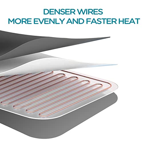 Heating Pad for Cramps, Comfytemp Electric Heating Pad for Back Pain Relief, ...