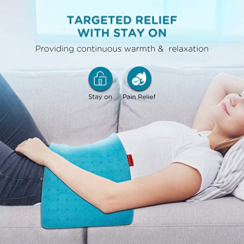 Heating Pad Upgraded, Comfytemp Electric Heat Pad | 9 Heat Setting, Stay On, ...