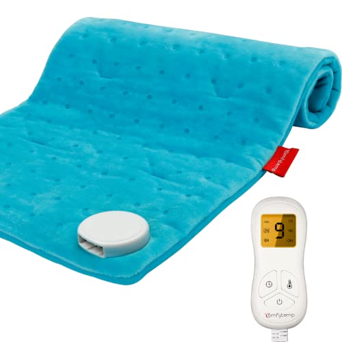 Heating Pad Upgraded, Comfytemp Electric Heat Pad | 9 Heat Setting, Stay On, ...