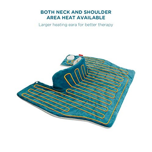 Weighted Heating Pad for Neck and Shoulders, Comfytemp 2.2lb Large Electric H...