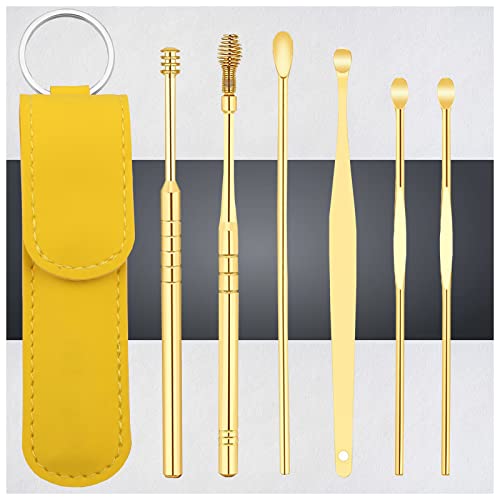 Innovative Spring Earwax Cleaner Tool Set, 6Pcs 360°Spiral Design Earwax Remo...